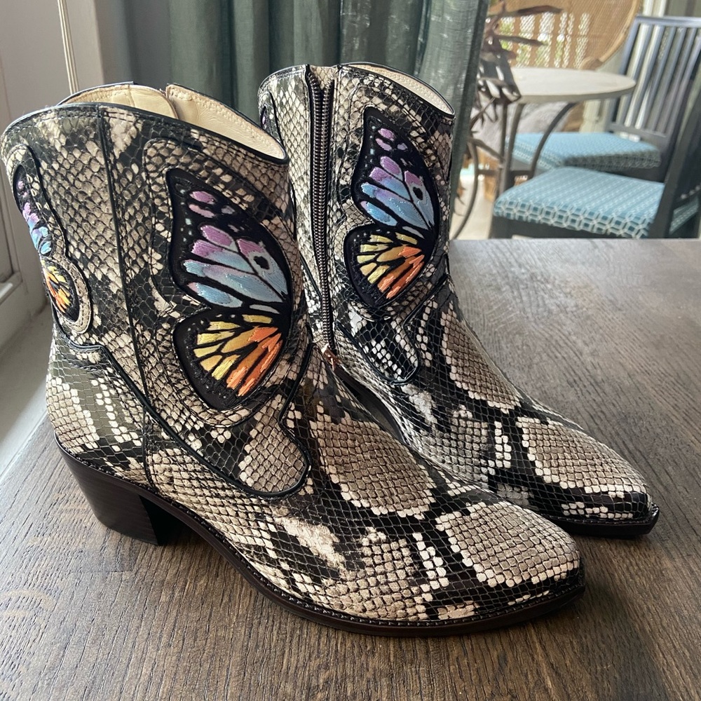 Sophia Webster Shelby Butterfly Cowboy Boots